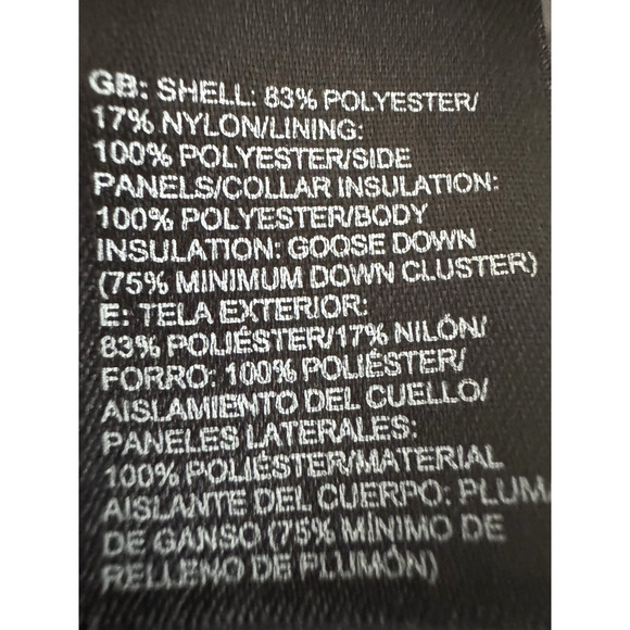 The North Face Down Vest 550-Fill Women M Full Zip Pockets Silver Gray Quilted - Picture 7 of 11